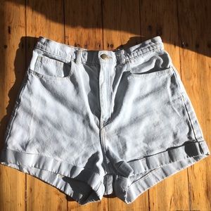 American Apparel denim shorts